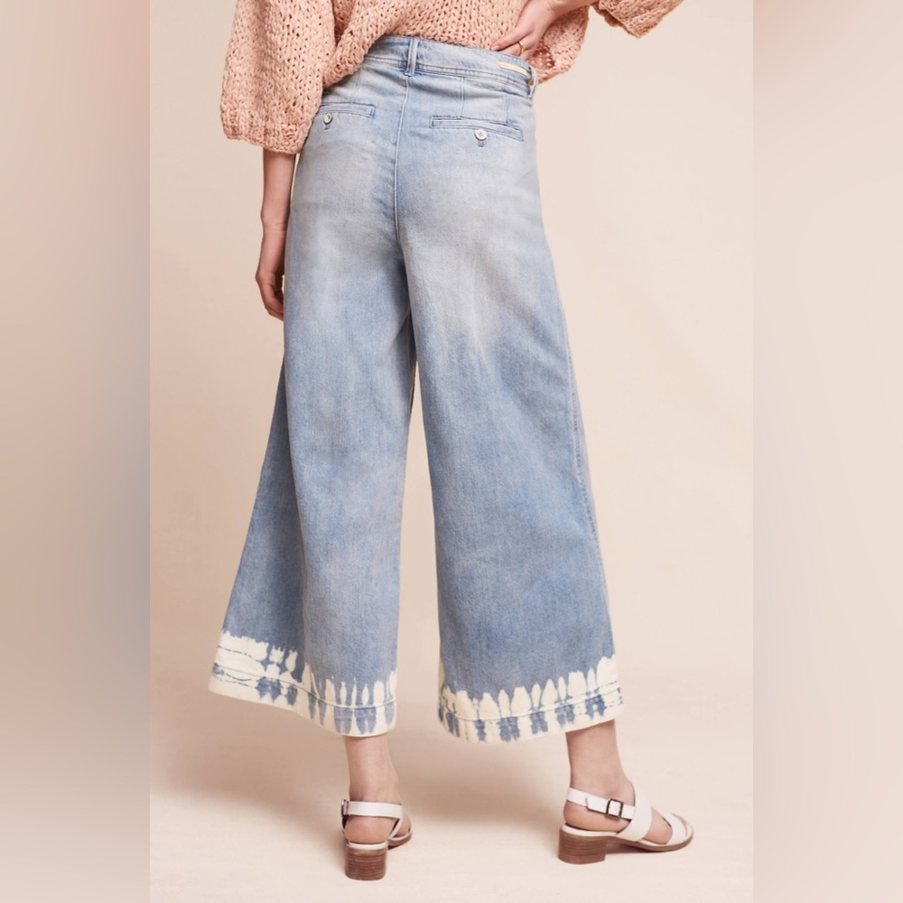 Anthropologie | Pilcro and the Letterpress Light Blue Cropped Jeans Size 27 - Picture 8 of 8